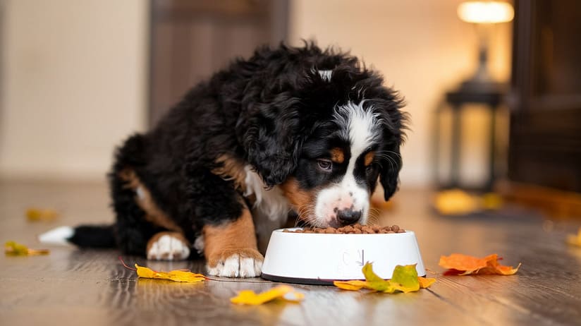 Bernese Mountain Dog Puppies' Dietary Requirements